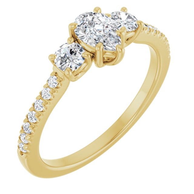 pear-14K Yellow gold