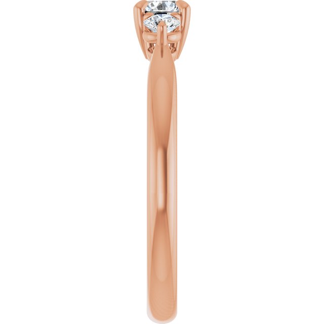 round-10K Rose gold