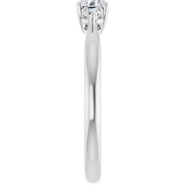 round-10K White gold