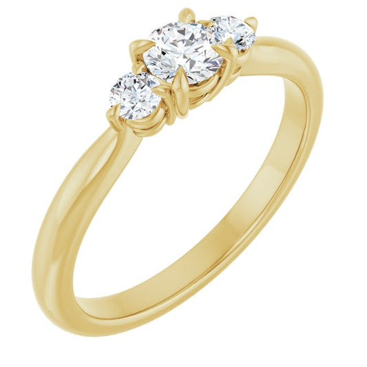 round-10K Yellow gold