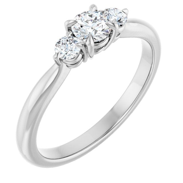 round-10K White gold
