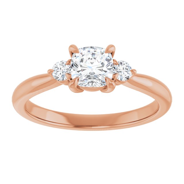 cushion-18K Rose gold