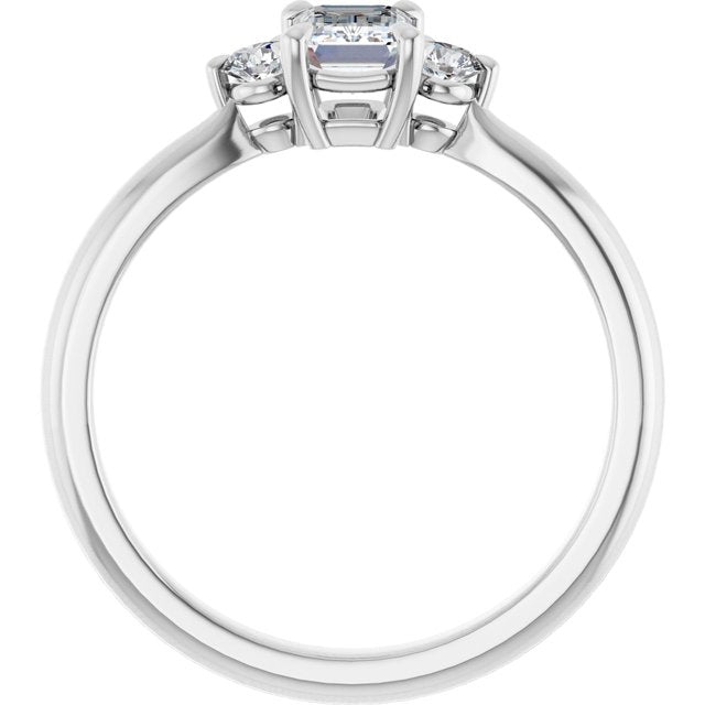 emerald-14K White gold