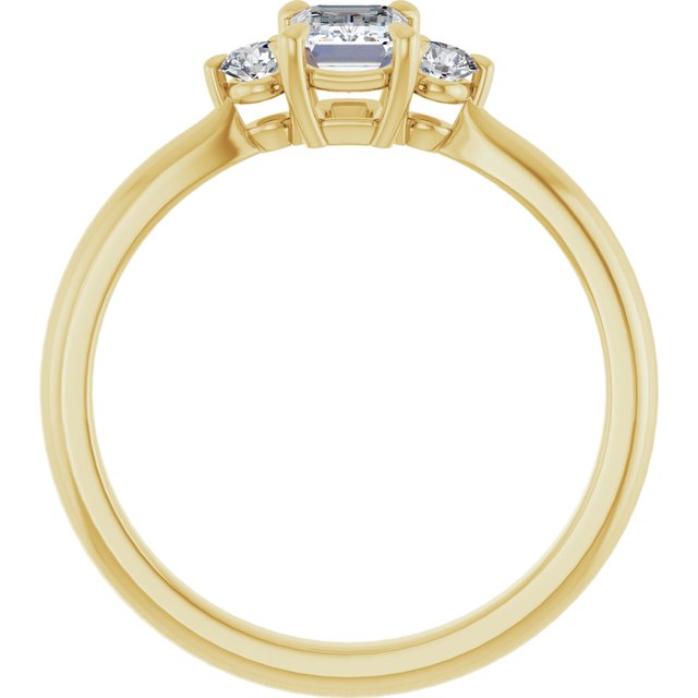 emerald-10K Yellow gold