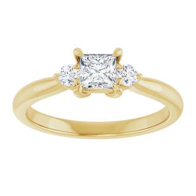 square-18K Yellow gold