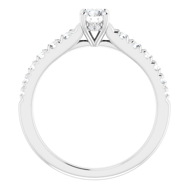 round-10K White gold