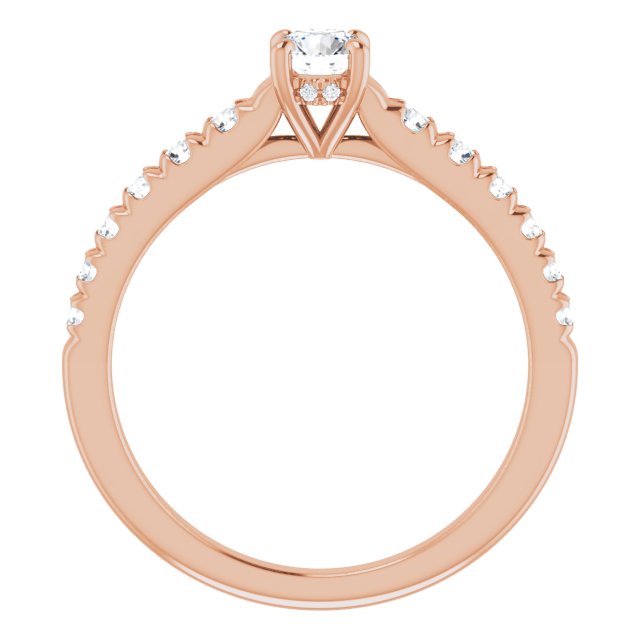 round-10K Rose gold