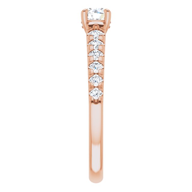 round-14K Rose gold