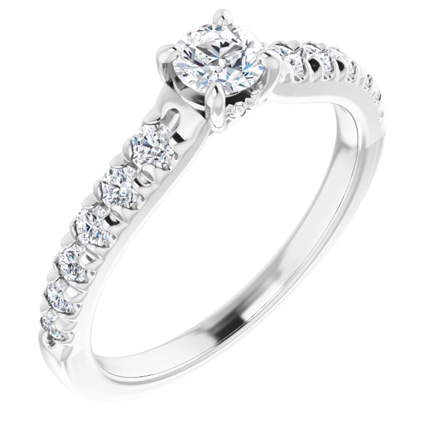 round-10K White gold