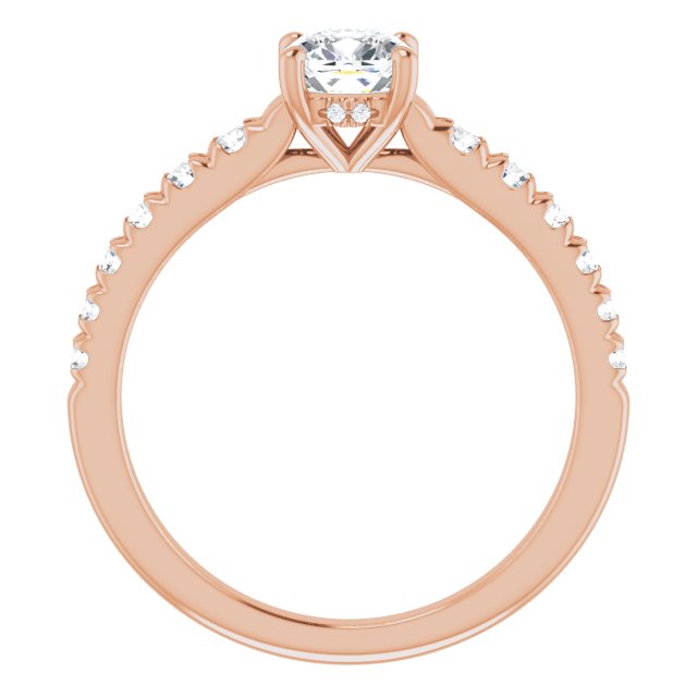 cushion-14K Rose gold
