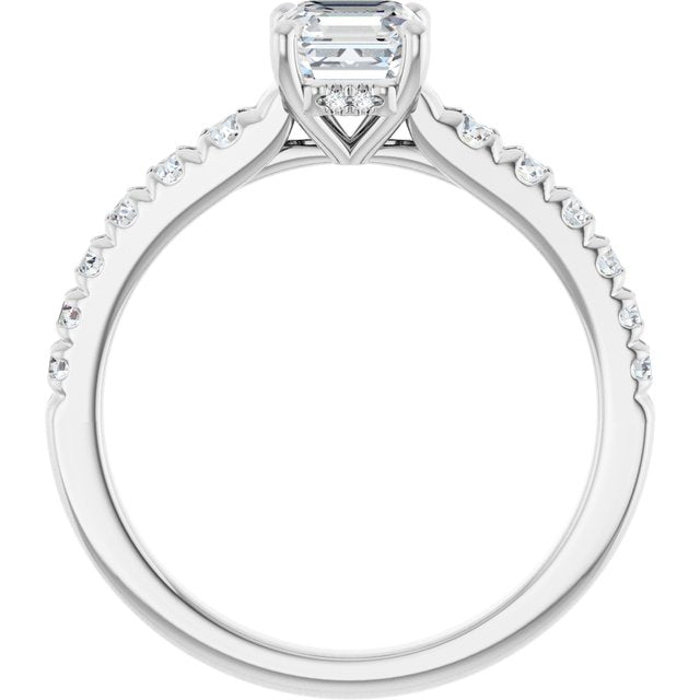 asscher-10K White gold