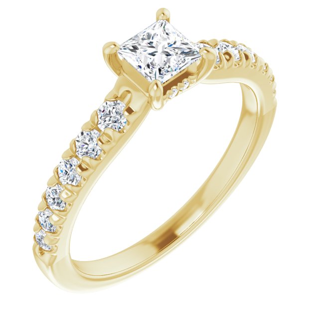 square-10K Yellow gold