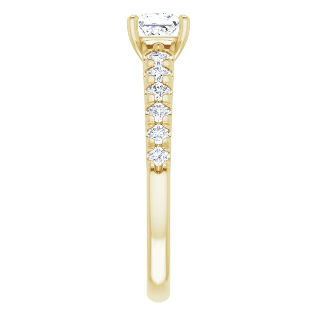 square-10K Yellow gold