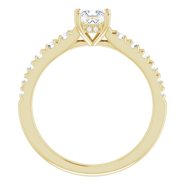 square-10K Yellow gold