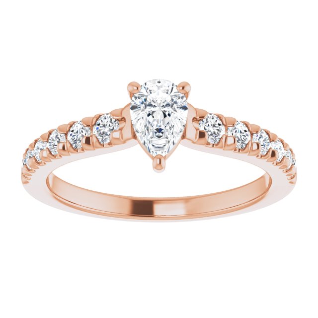 pear-18K Rose gold