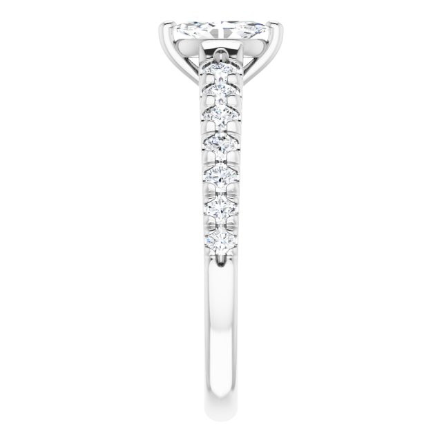 marquise-14K White gold