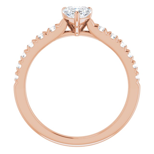 heart-10K Rose gold