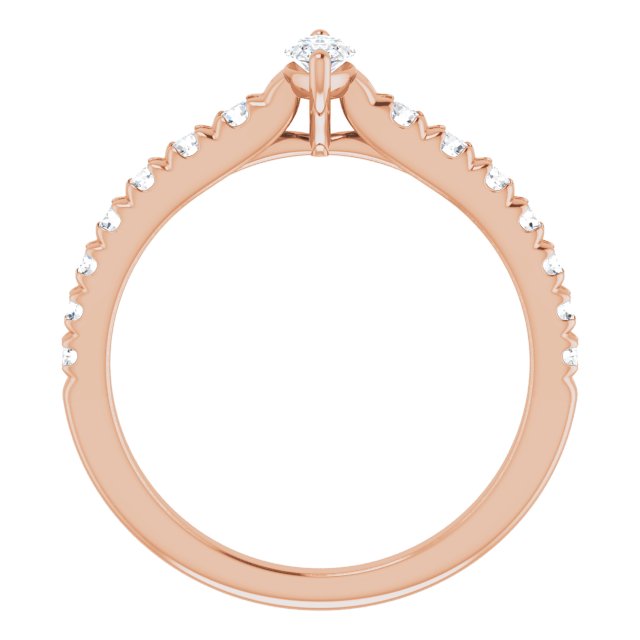marquise-10K Rose gold