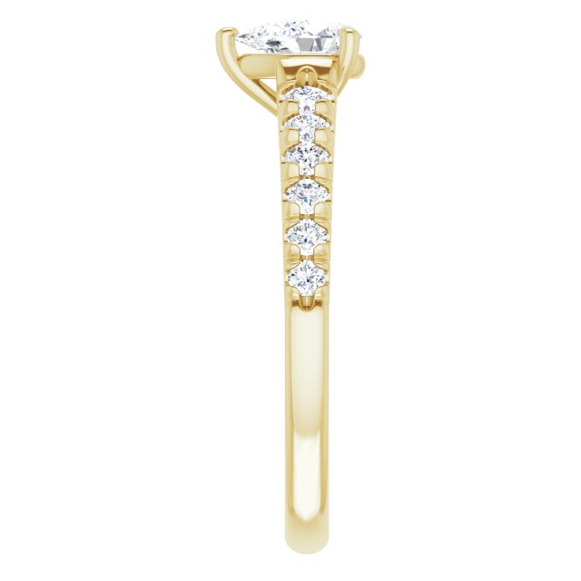 pear-14K Yellow gold