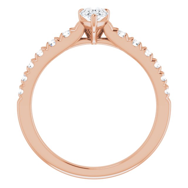 pear-18K Rose gold