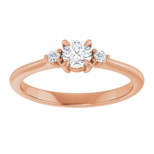 round-18K Rose gold