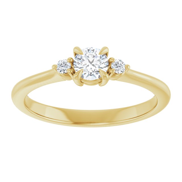 round-10K Yellow gold