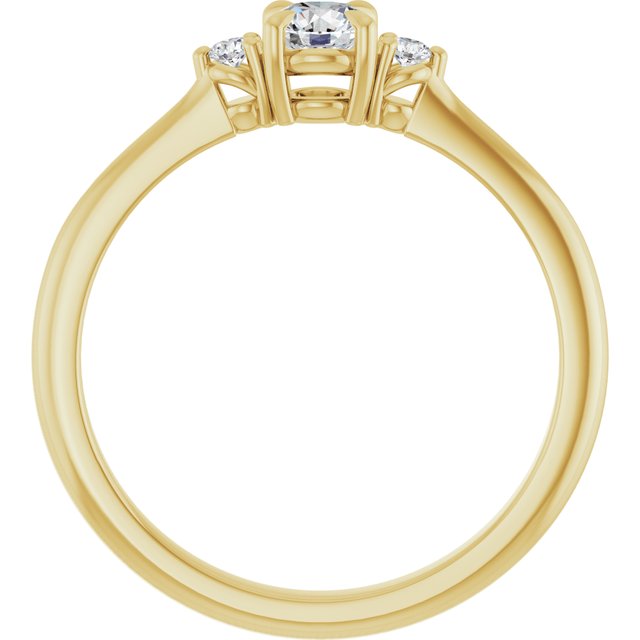 round-10K Yellow gold