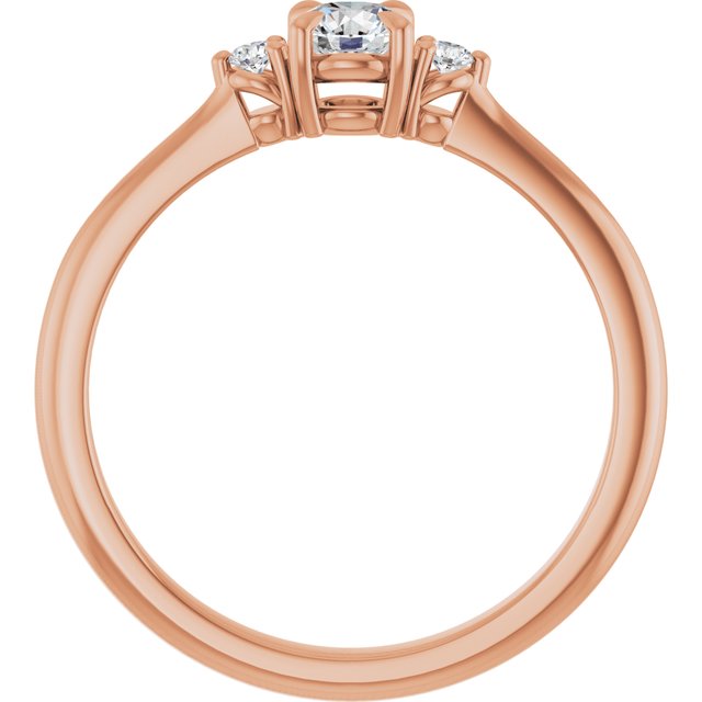 round-10K Rose gold