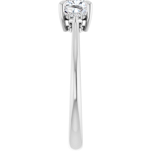 cushion-10K White gold