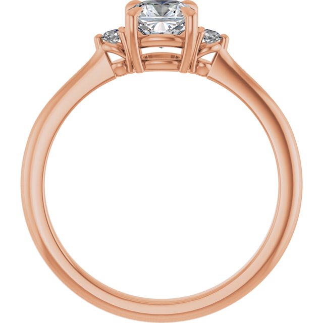cushion-14K Rose gold