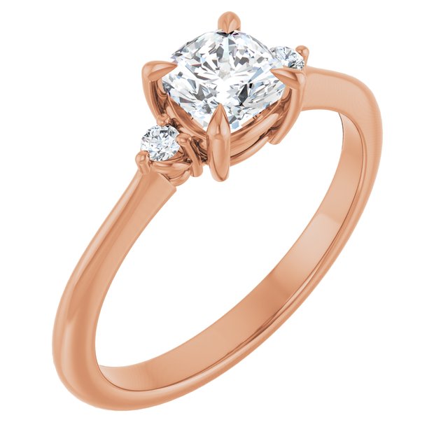 cushion-18K Rose gold