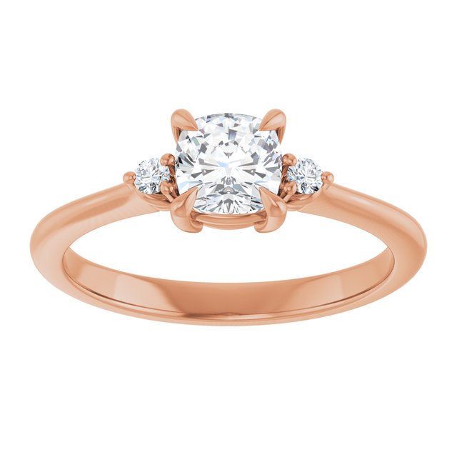cushion-10K Rose gold