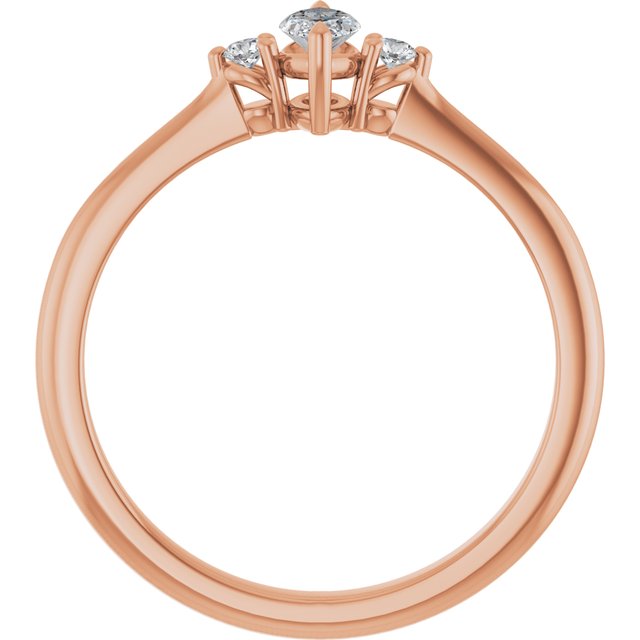 marquise-10K Rose gold