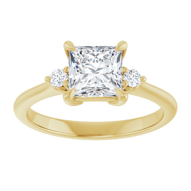 square-14K Yellow gold