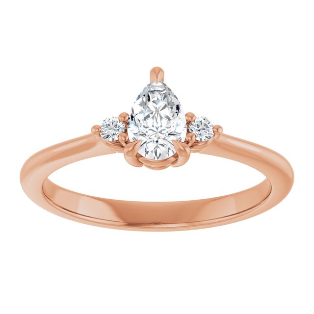 pear-14K Rose gold