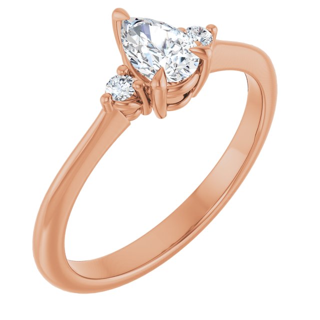 pear-14K Rose gold