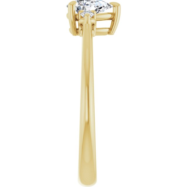 pear-14K Yellow gold