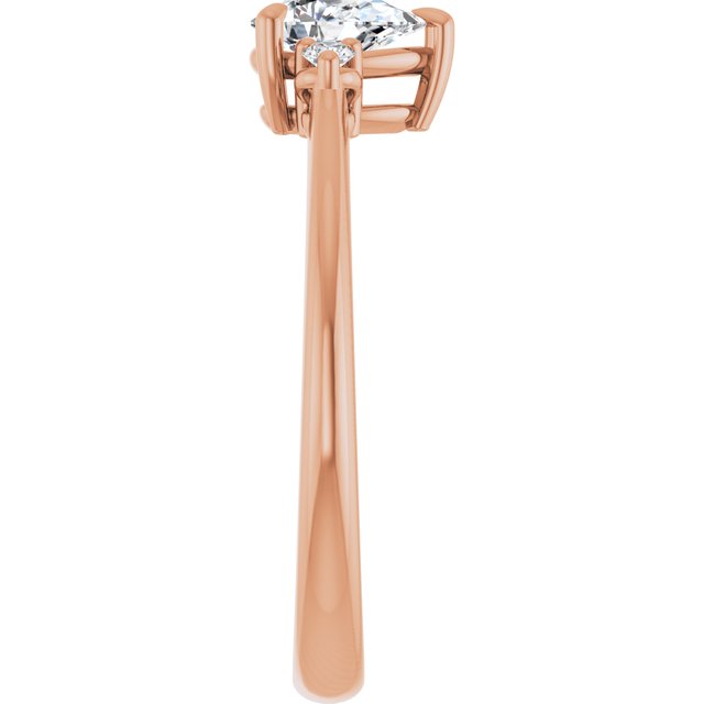 pear-18K Rose gold