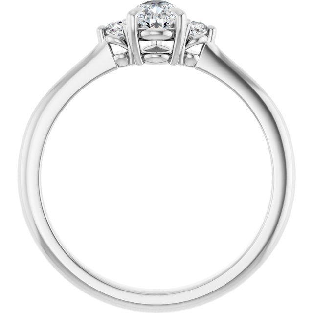 pear-14K White gold