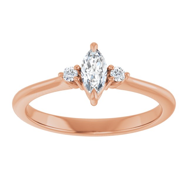 marquise-10K Rose gold