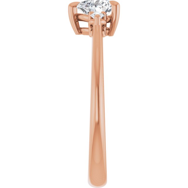 heart-10K Rose gold