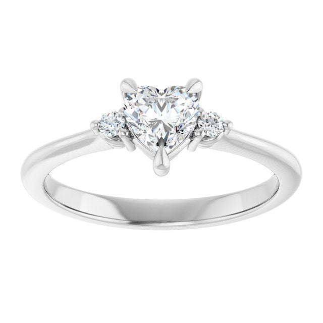 heart-10K White gold
