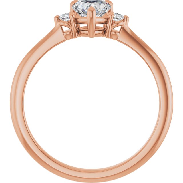 heart-10K Rose gold