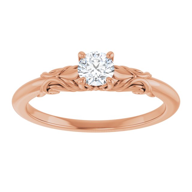 round-18K Rose gold