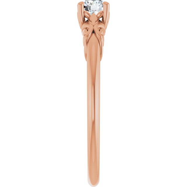 round-10K Rose gold
