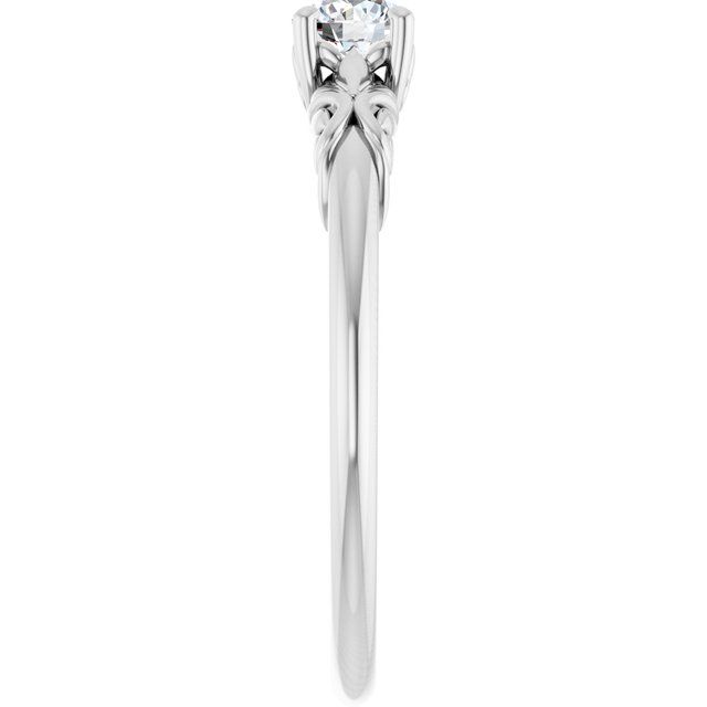 round-14K White gold