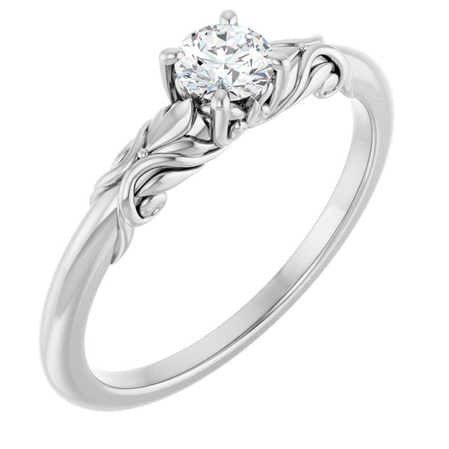 round-18K White gold