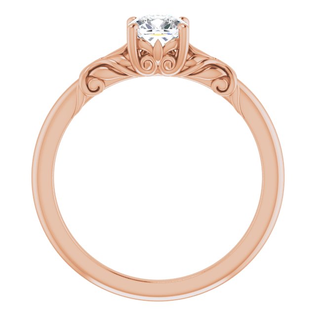 cushion-14K Rose gold