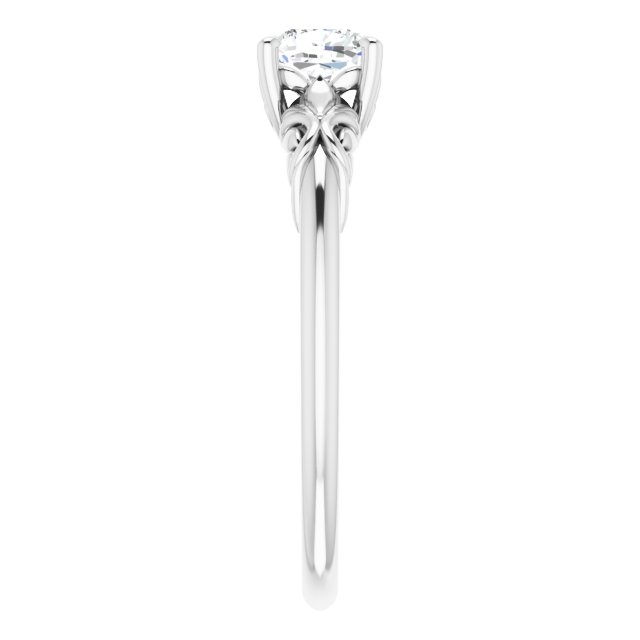 cushion-10K White gold