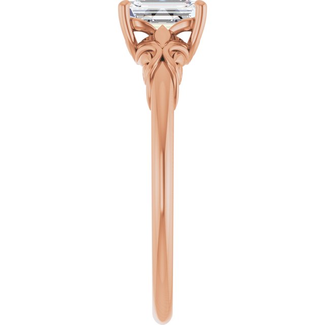 emerald-18K Rose gold